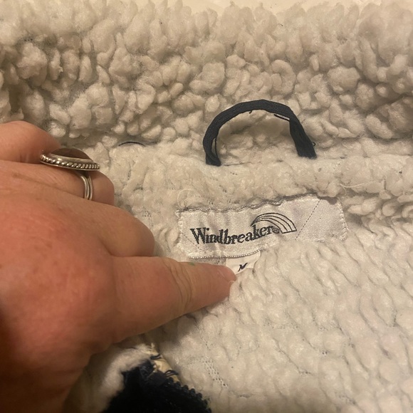 Vintage sherpa lined jean chore coat - Picture 6 of 7